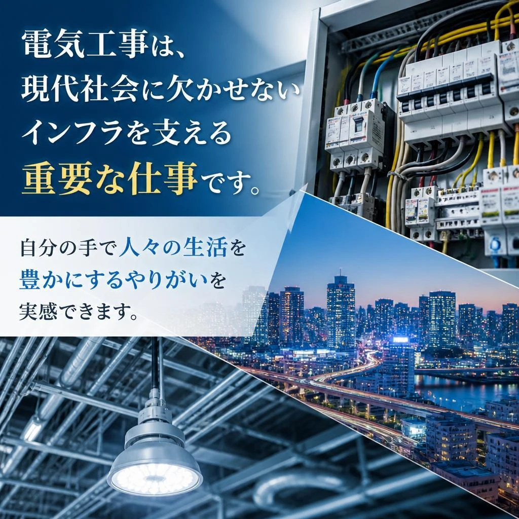 電気工事のやりがいとは？